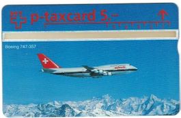 Taxcard 329L_03645 Swissair Boeing 747-357 ungebraucht