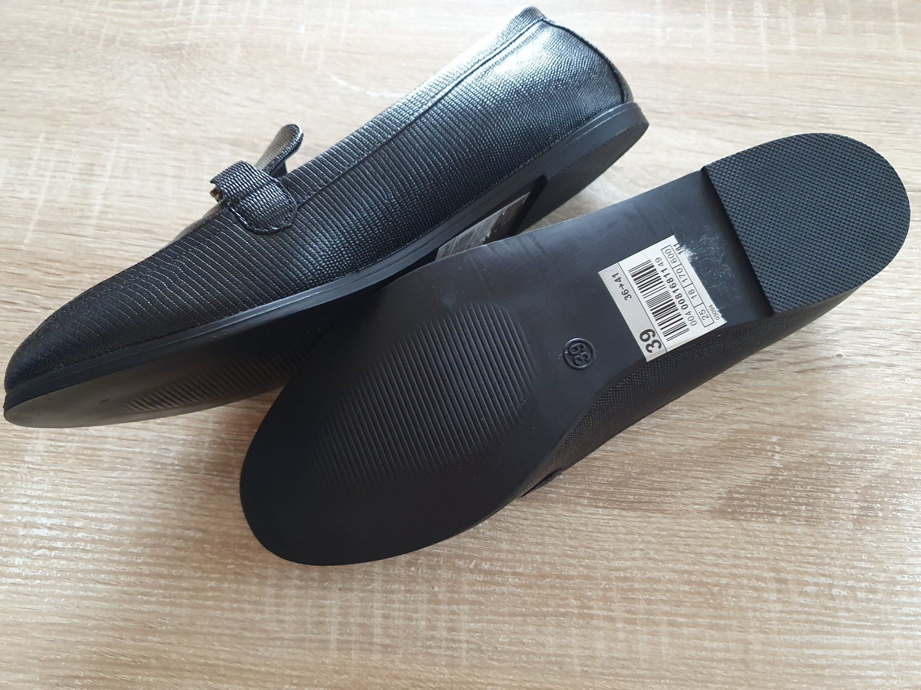 Scarpe da donna: Mocassins noirs élégants - Taille 39 - Comme Neufs! – Usato da Lausanne venduto da Af2016 1