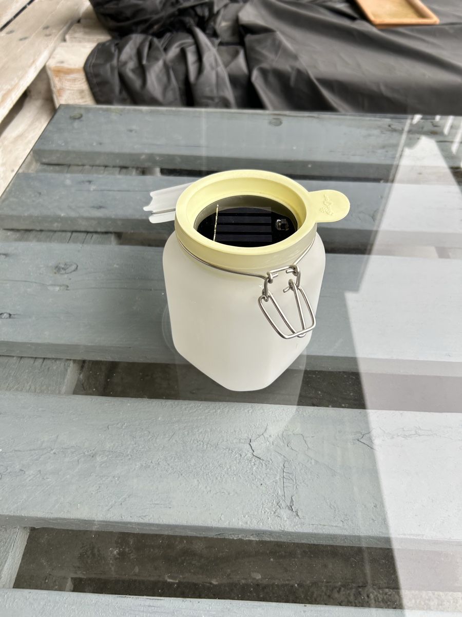 Lampade: Solar Glas Laterne für Garten oder Balkon – Usato da Winterthur venduto da pas_p6pr 5