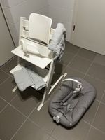 Hochstuhl Stokke Tripp Trapp Weiss mit Zubehoer ZB Babygarni