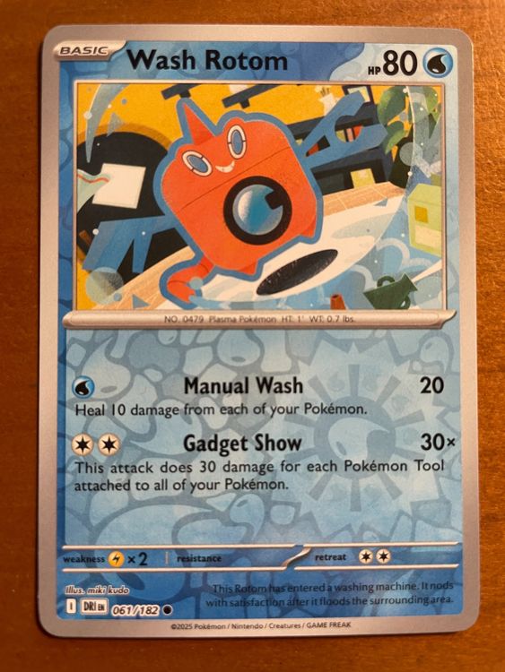 Pokemon Wash Rotom Reverse (Versand gratis) (Neu (gemäss Beschreibung ...