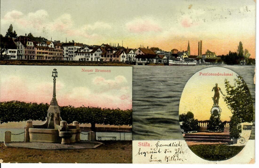 Cartes postales: Stäfa 1907 – D'occasion à Hochdorf par Ziegel-16