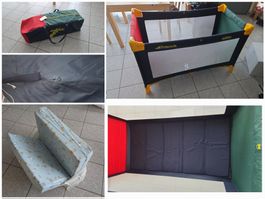 Reisebett Hauck inkl. Matratze und Tasche