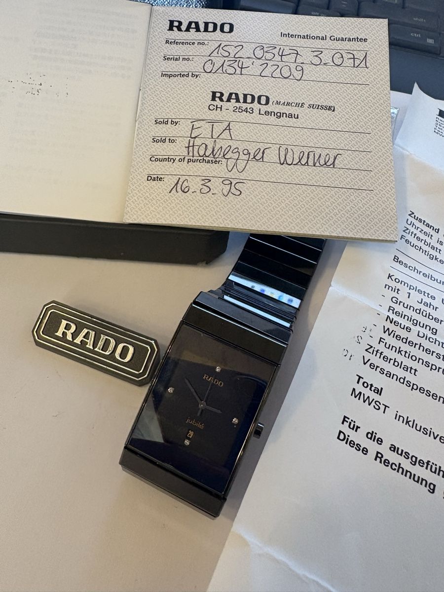 Rado Montres: Herren Uhr Rado  – D'occasion à Murten par Tzaugg 2