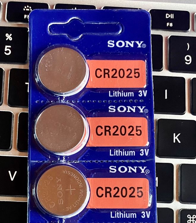 CR2025 3 V batterie a bottone al litio CR 2025, 20 pezzi