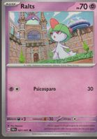 TCG POKEMON destino di Paldea PAF 027/091 RALTS  Italiano