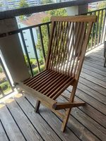 Gartenstühle aus massivem Holz 