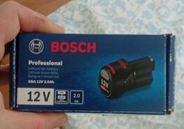 Bosch Professional Battery GBA 12V 2.0Ah New