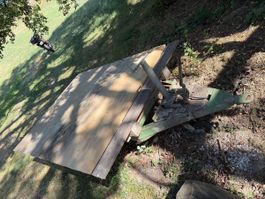 Anhänger Plattform Holz Traktor Anhänger