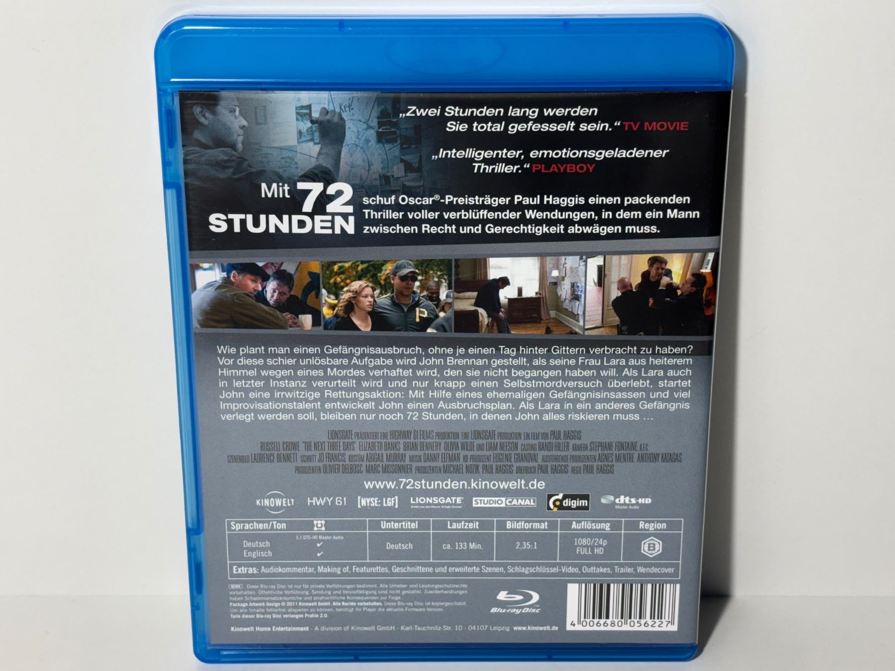 Tutti i DVDs: 72 Stunden - The Next Three Days Blu Ray – Usato da Wilderswil venduto da Sstriker 1