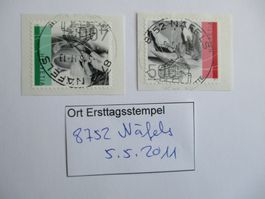 Voll Ort Ersttagsstempel 8752 Näfels