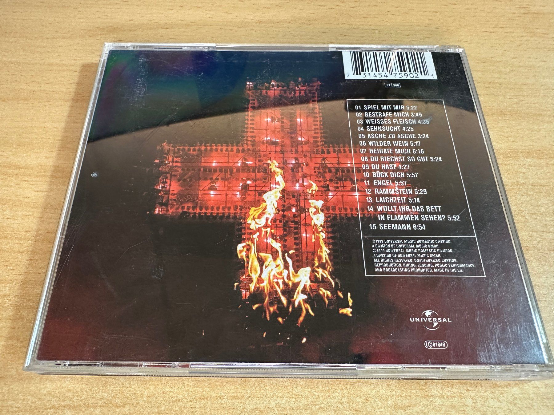 CD: J0 Rammstein – Live Aus Berlin – Usato da Rikon im Tösstal venduto da Alpenmutz 1