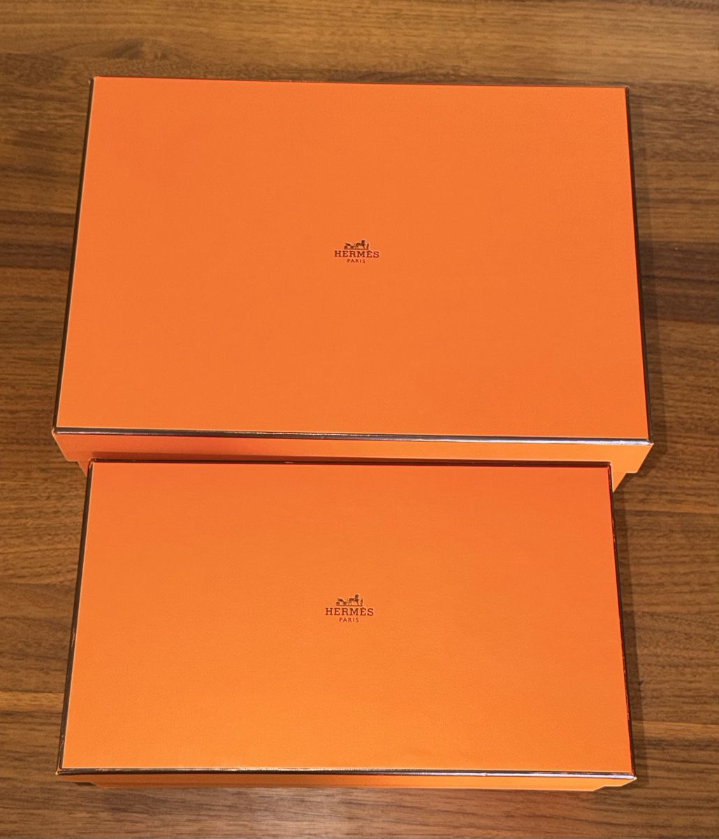Autres décorations & accessoires: 2x Hermes Paris Orange Gift Boxes – D'occasion à Erlenbach ZH par topchick 3