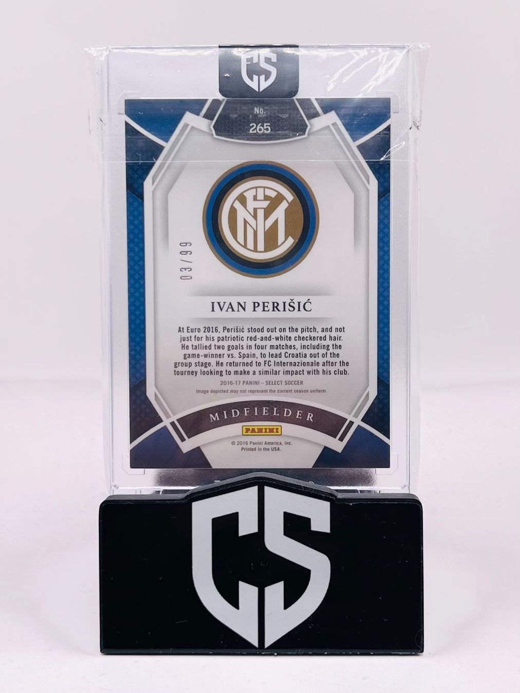 Panini Sammelbilder & Trading cards: 2016 Panini Select Ivan Perisic White Prizm /99 Inter Milan – Gebraucht aus Zofingen von collect.supply 1