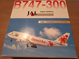 JAL Reso'cha Boeing 747-300 1:400 JA8186 