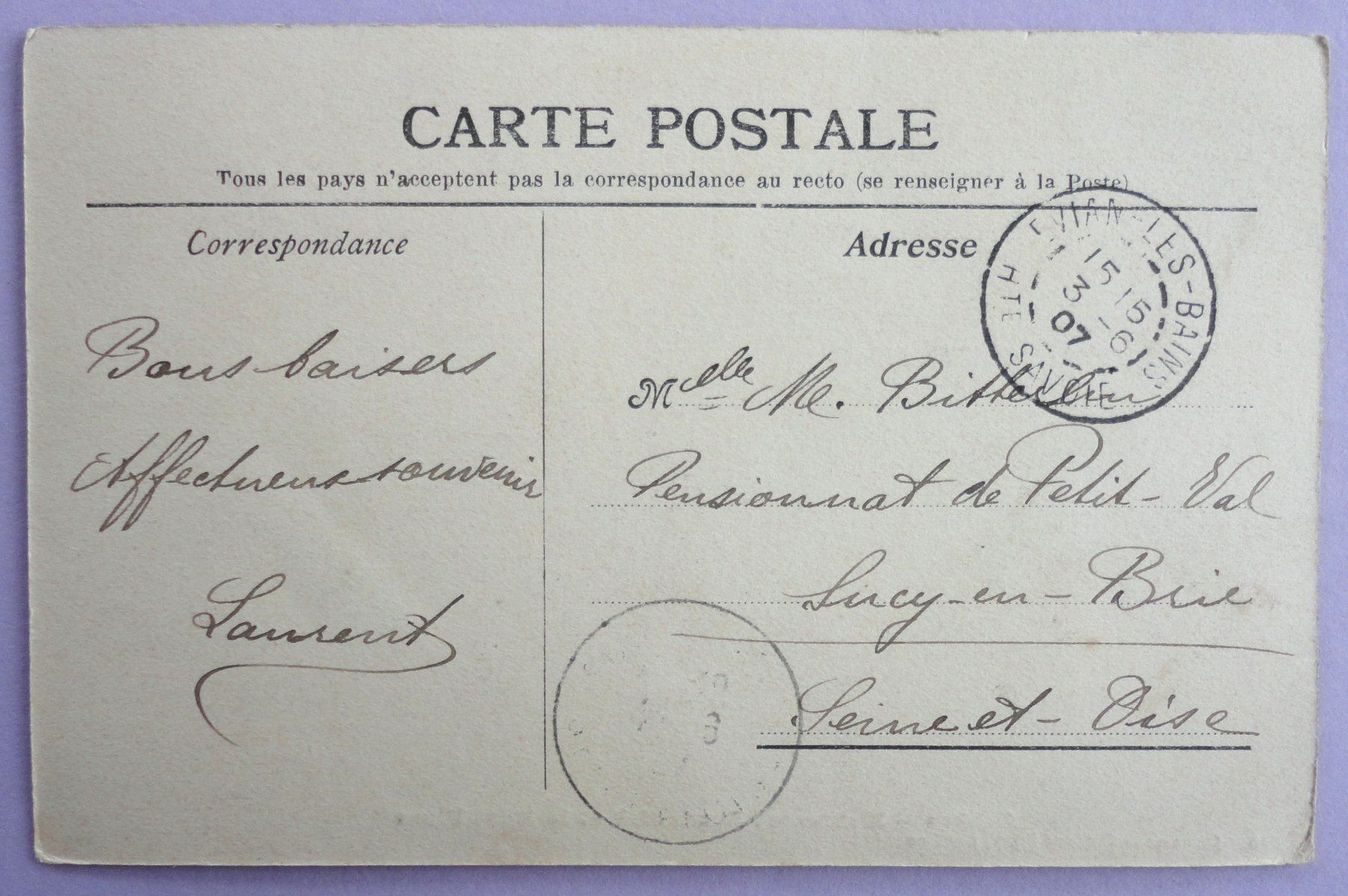 Cartoline postali: Genève - Monument Brunswick et le Mt-Blanc – Difettoso da Fétigny venduto da Billy2miny 1