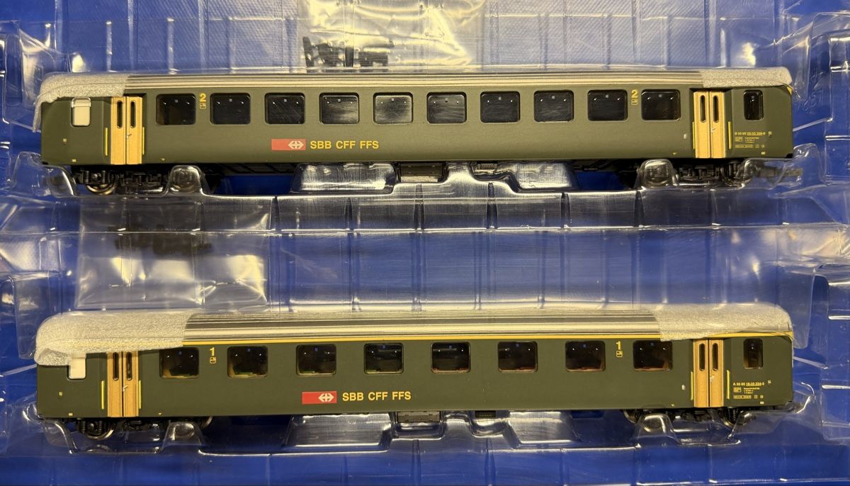 Liliput Modellini di ferrovie: Personenwagen 1 & 2 Kl. SBB – Nuovo (secondo la descrizione) da Frick venduto da Freddoo93