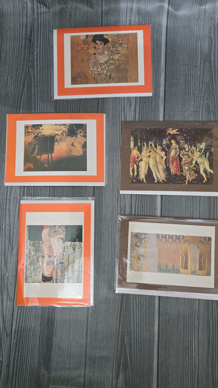 Cartoline: Kunst Grusskarten - Botticelli / Klimt / Dalí – Nuovo (secondo la descrizione) da Thalwil venduto da VitaMini