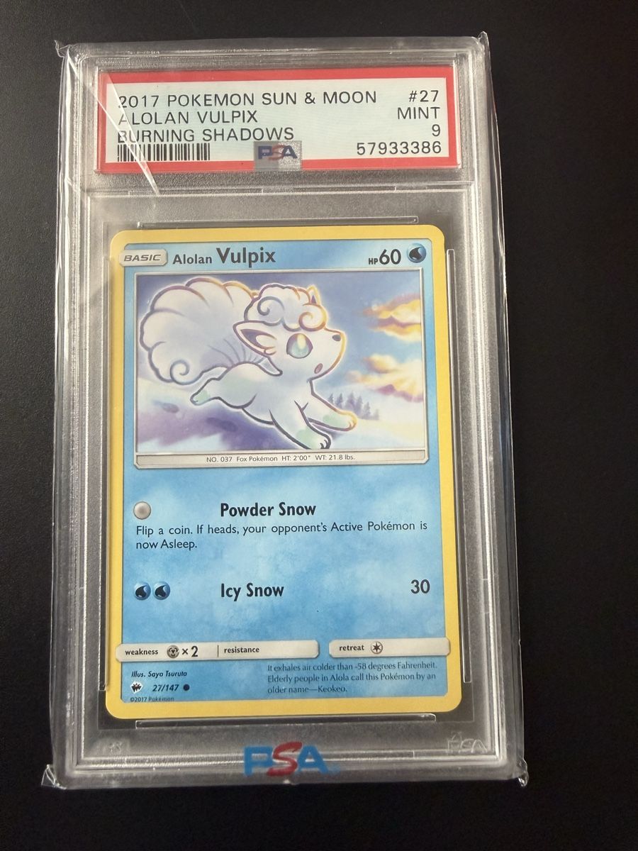 Pokémon Carte collezionabili: Pokemon Alolan Vulpix PSA 9 – Nuovo e nell'imballaggio originale da Wynau venduto da Ziegler_Secondhand
