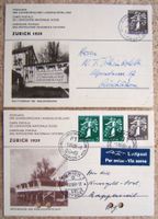 2 BILDPOSTKARTEN  LANDESAUSSTELLUNG ZÜRICH 1939