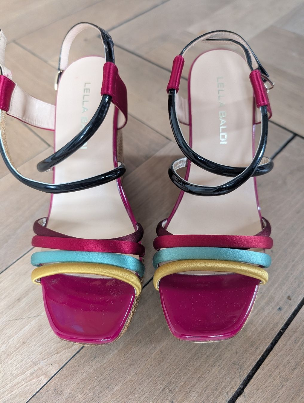 Scarpe da donna: LELLA BALDI Wedge Sandals Size 39 multicolored good conditio – Nuovo (secondo la descrizione) da Chur venduto da aur_s5mj 1