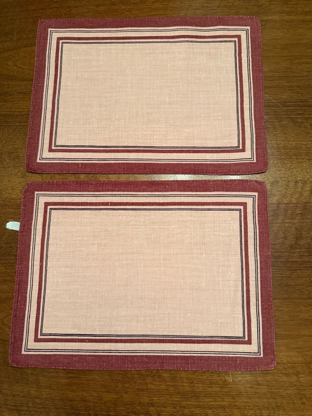 Sonstige Tischwäsche: 2 Tischsets 2 Servietten, Leinen, rosa – Gebraucht aus Erstfeld von Mario_boe0 1