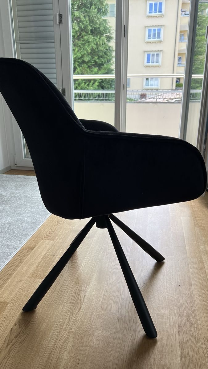 Poltrone: Sessel schwarz drehbar Metallfuss – Usato da Kriens venduto da jan_5swm 2
