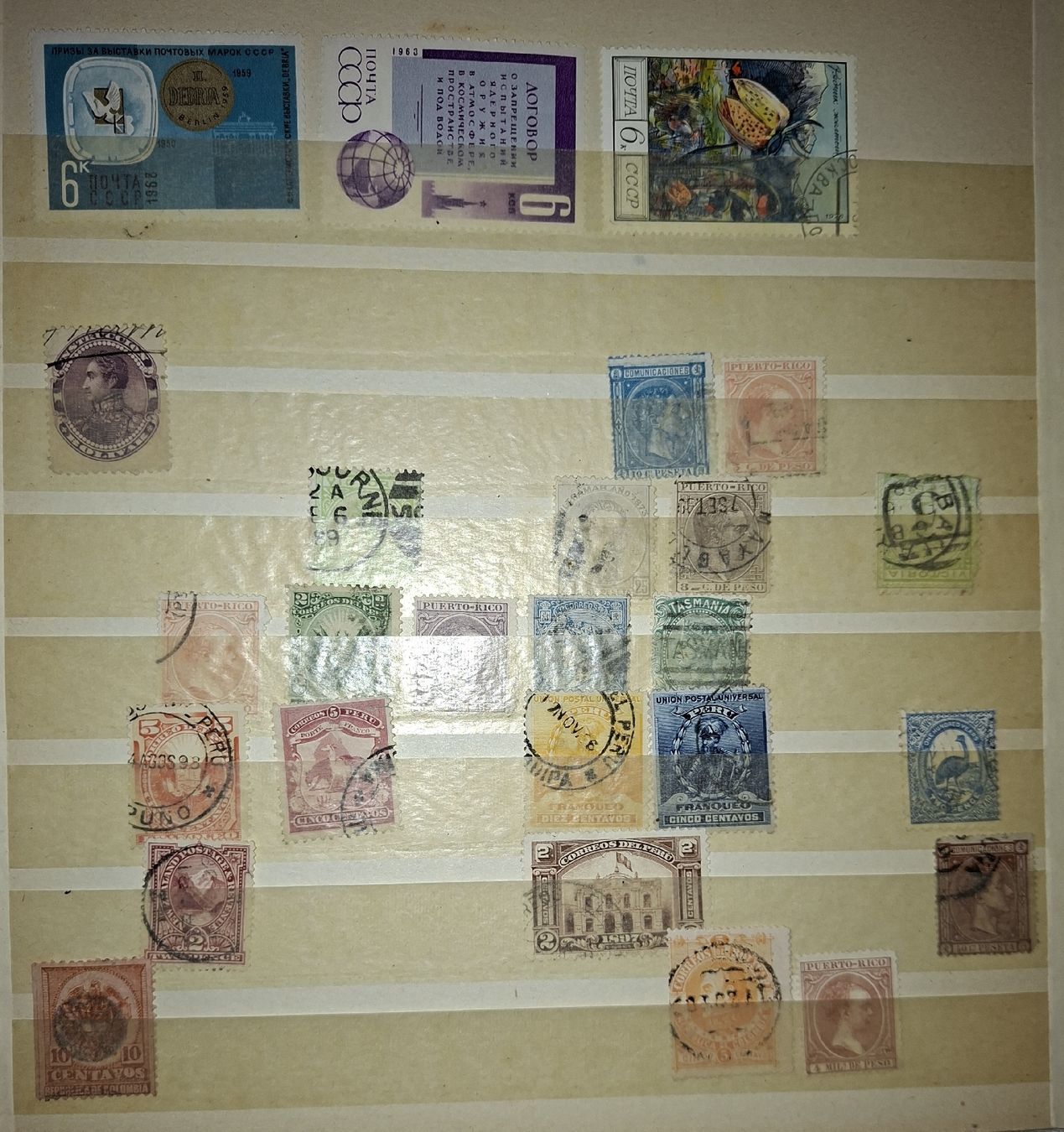 Alle Briefmarken: Briefmarken diverse Länder  – Gebraucht aus Balgach von SIMEON27 8