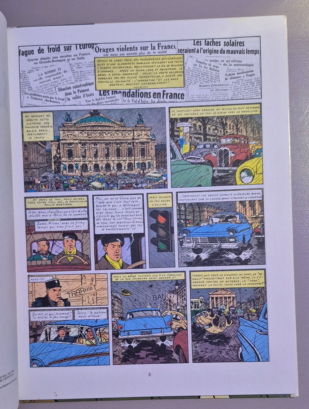Fumetti: SOS Météores - Mortimer à Paris - Edgar P. Jacobs – Usato da Grand-Lancy venduto da loi_599y 3