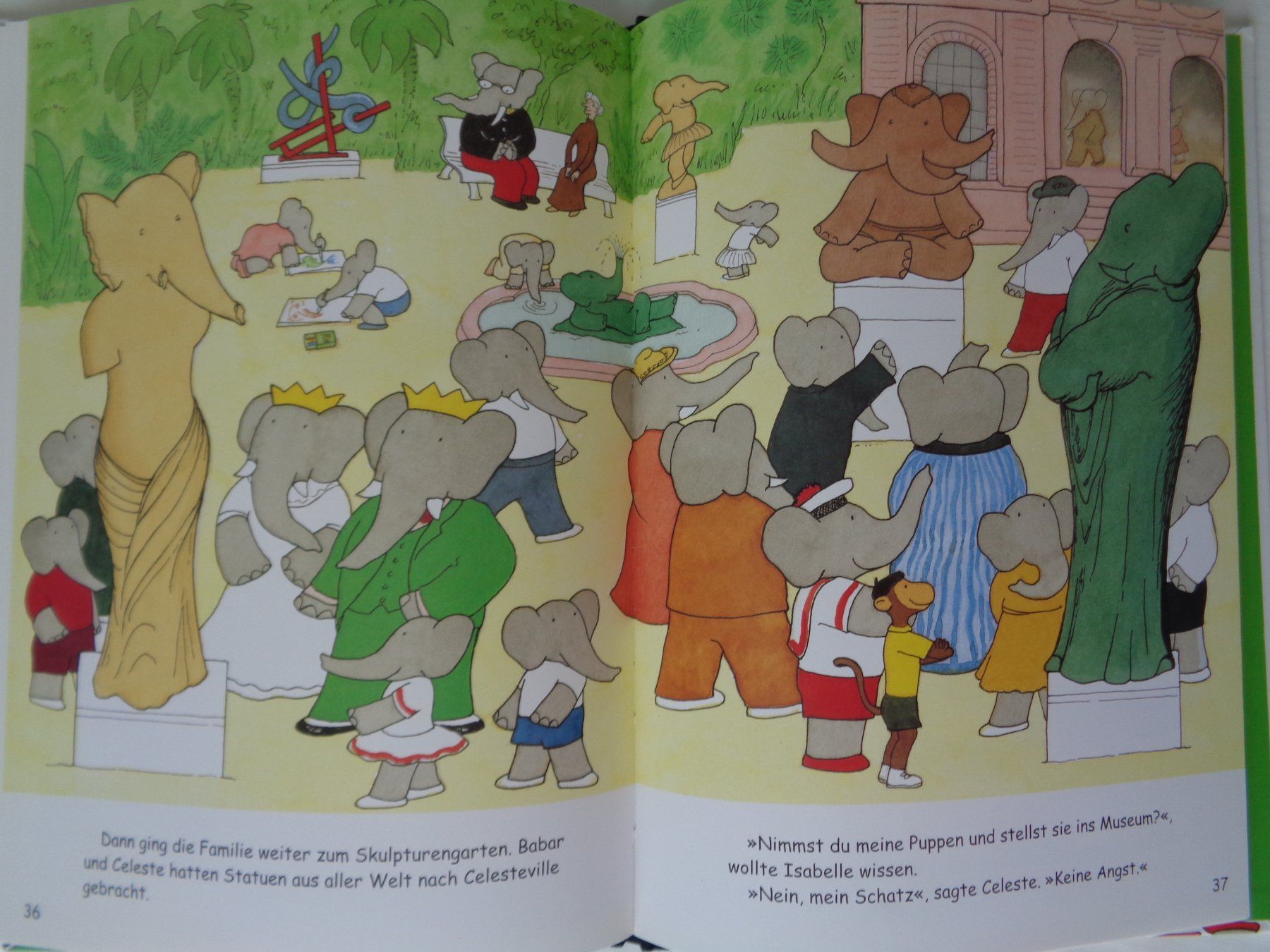 Bücher: Mit Babar im Museum-  Laurent de Brunhoff – Gebraucht aus Chur von Oregano1 3