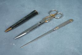 Vintage Scheren- und Brieföffner-Set aus Solingen