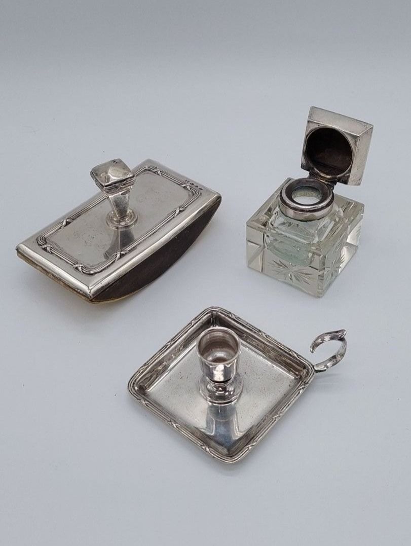 Sonstige Antiquitäten & Kunst: Edles antikes Schreibset aus Silber – Gebraucht aus Dielsdorf von anabur 1