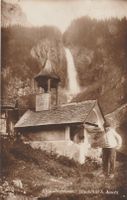 Aeschi-Stäubifall-Klausenstrasse-Karte gelaufen 1921