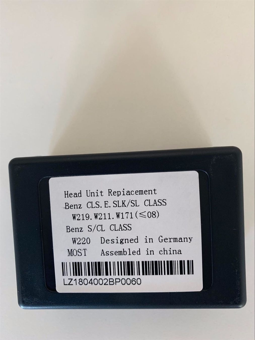 Mercedes-Benz Tutti i ricambio: Mercedes Benz most Glasfaser Adapter – Nuovo e nell'imballaggio originale da Malans GR venduto da BUYBEST-Schweiz 1
