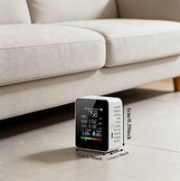 Tragbarer Luftqualitaetsmonitor (CO2 + TVOC) mit automatisch
