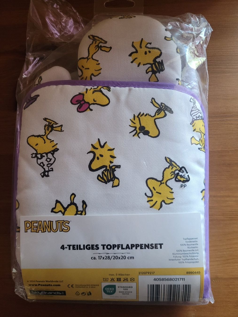 Cucine complete: *** Tolles Topflappen-Set Peanuts *** – Nuovo e nell'imballaggio originale da Bannwil venduto da Turtle10 2