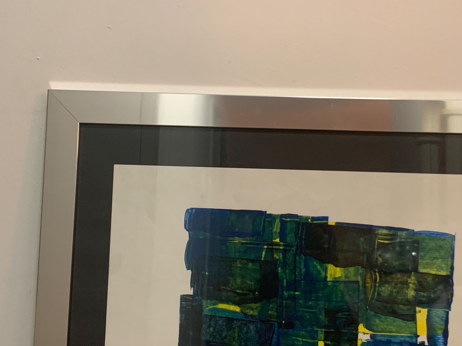 Foto & Immagini: Abstraktes Bild mit Rahmen 76x56 cm – Usato da Regensdorf venduto da Spyke55 2