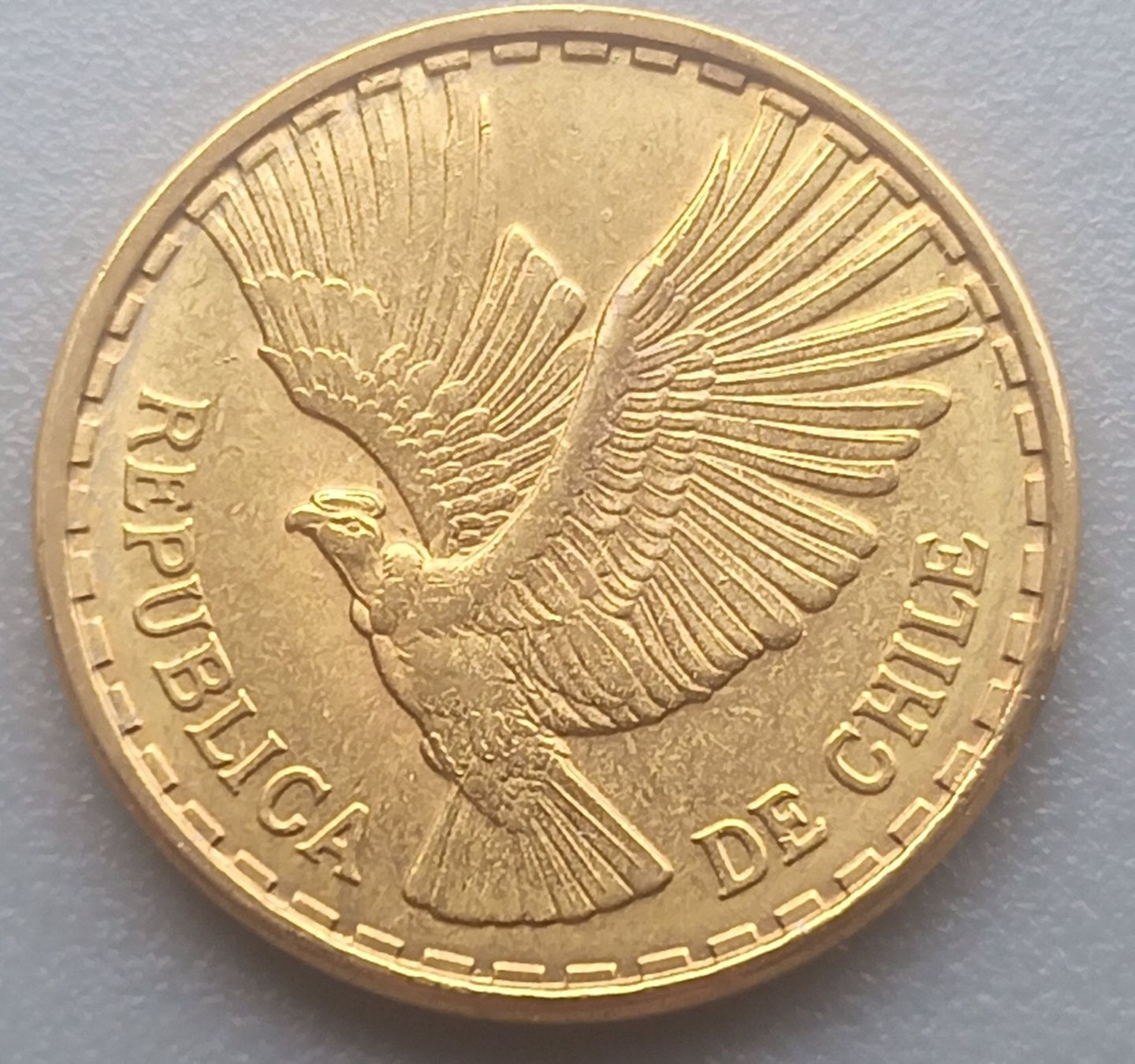 Tutti le monete: REPUBLIK CHILE - 10 CENTESIMOS 1970 -  VORZUEGLICH – Usato da Tobel venduto da fuertinero 1