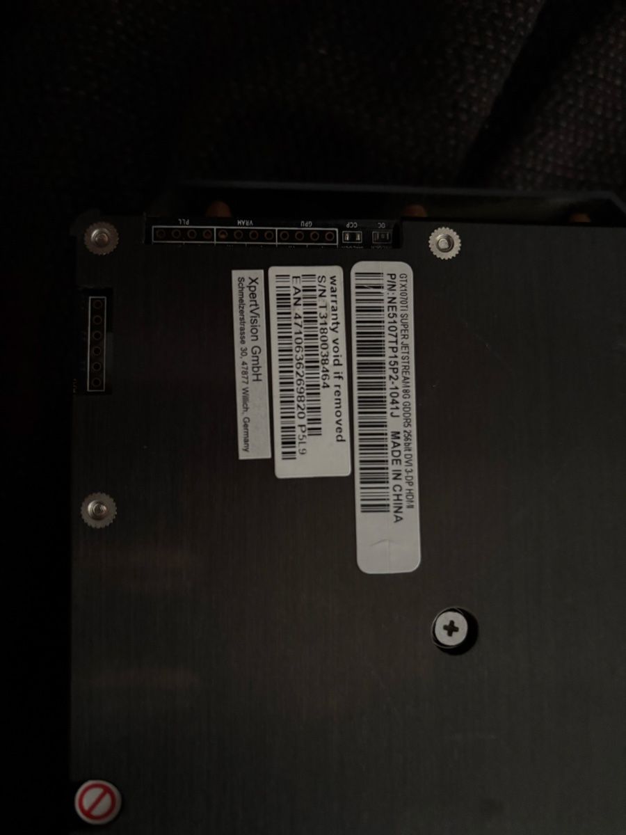 Schede grafiche: Palit GeForce GTX 1070 Ti Super JetStream 8GB – Usato da Studen BE venduto da Lioudmila 3