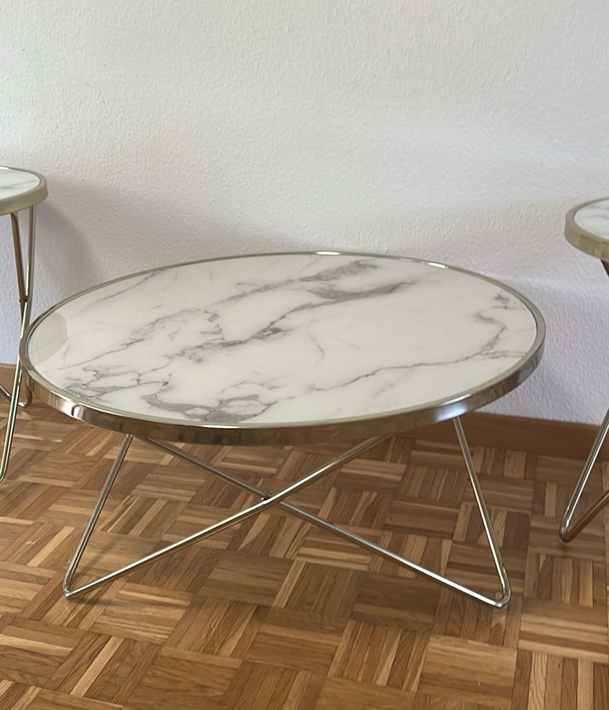 Tables: Couchtisch Marmoroptik – D'occasion à Brüttisellen par naz_5wdh 1