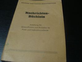 Règlement militaire, Nachrichten-Buchlein (1956)