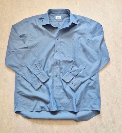 HEMD LACOSTE 42 BLAU WEICH , TOP TU HOSE JACKE SCHUHE