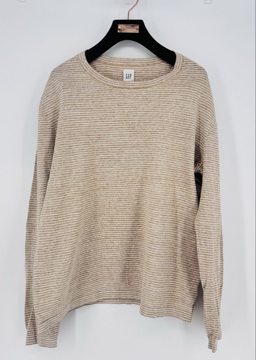 Gap Maglioni & Felpe: # MAN - Pullover ,,Leinen‘‘ Gr. L - GAP # – Usato da Bolligen venduto da secondhand-with-love