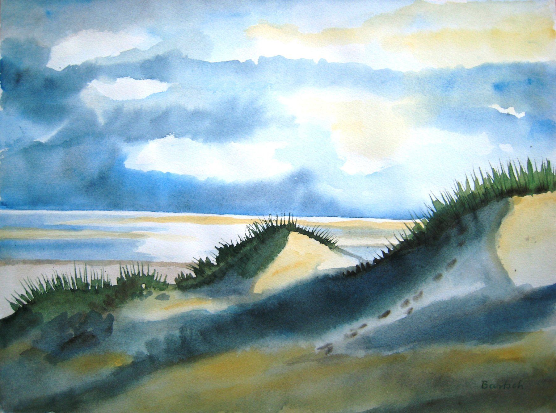 Dipinti: Original Aquarell "Nordsee" – Usato da Pratteln venduto da Bluebird97 3