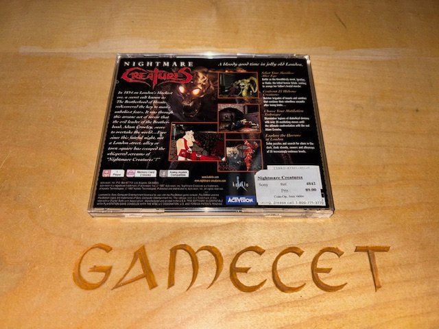 Sony Giochi: Nightmare Creatures Playstation Sony PS1 America – Usato da Steinach venduto da Gamecet 2