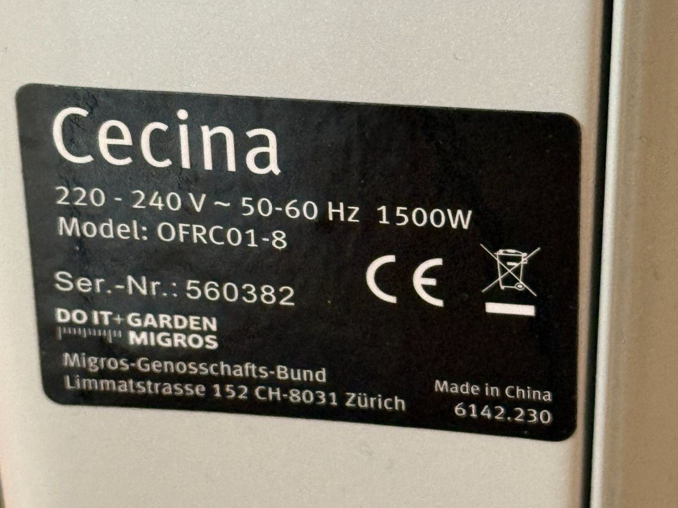 Radiatori: Heizöfeli / Heizkörper 1500W – Usato da Gasel venduto da Alter_Ego 1