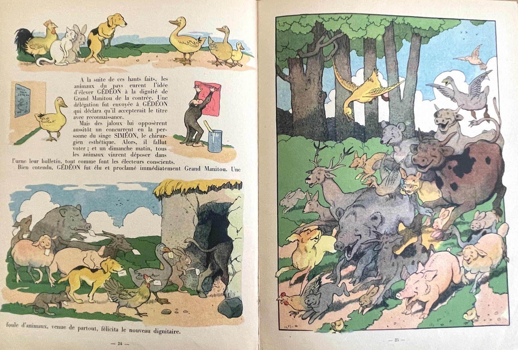 Bücher: Gédéon grand Manitou 1949 - Benjamin Rabier – Gebraucht aus Savagnier von Ne2065 5