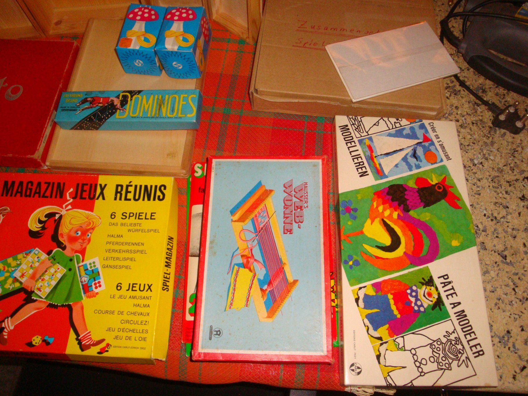 Giochi: Nostalgische Gesellschaftsspiele Konvolut Retro – Usato da Enggistein venduto da mach1 1