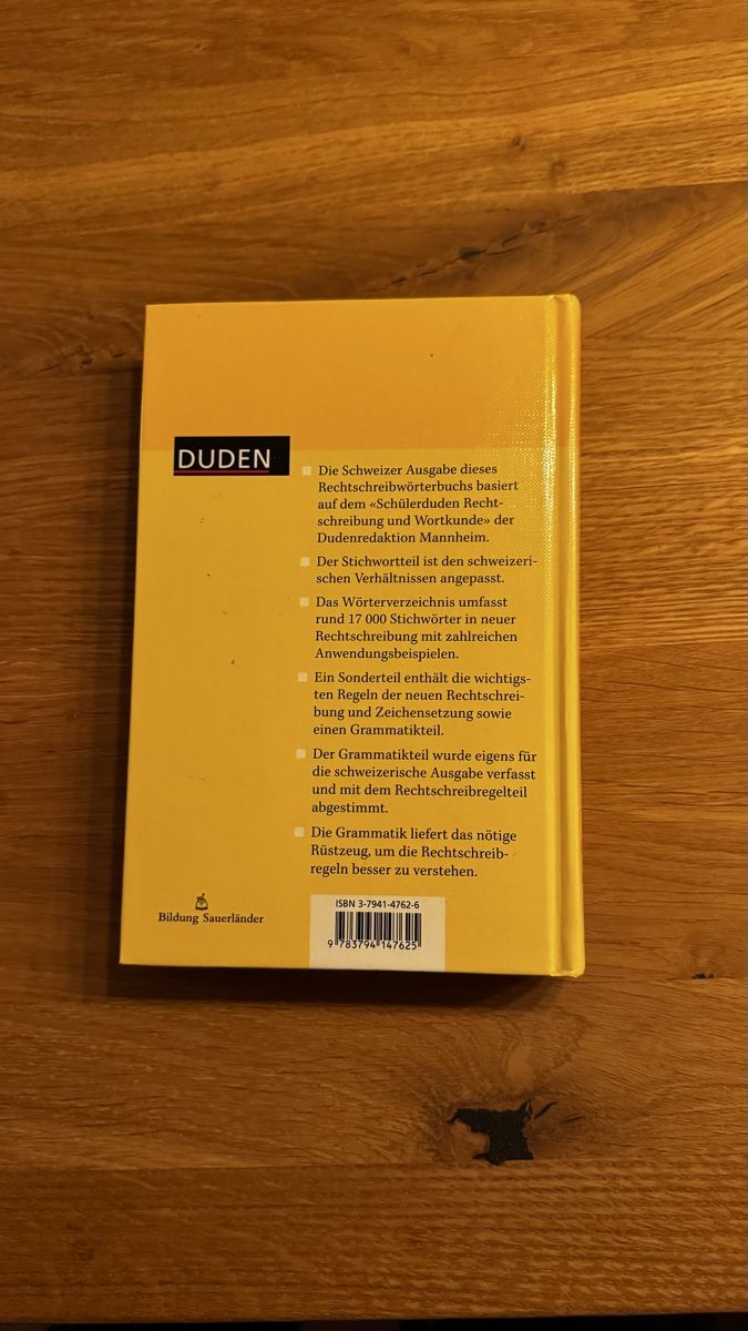 Bücher: Duden Rechtschreibung und Grammatik – Gebraucht aus Bözberg von Floeru5225 1
