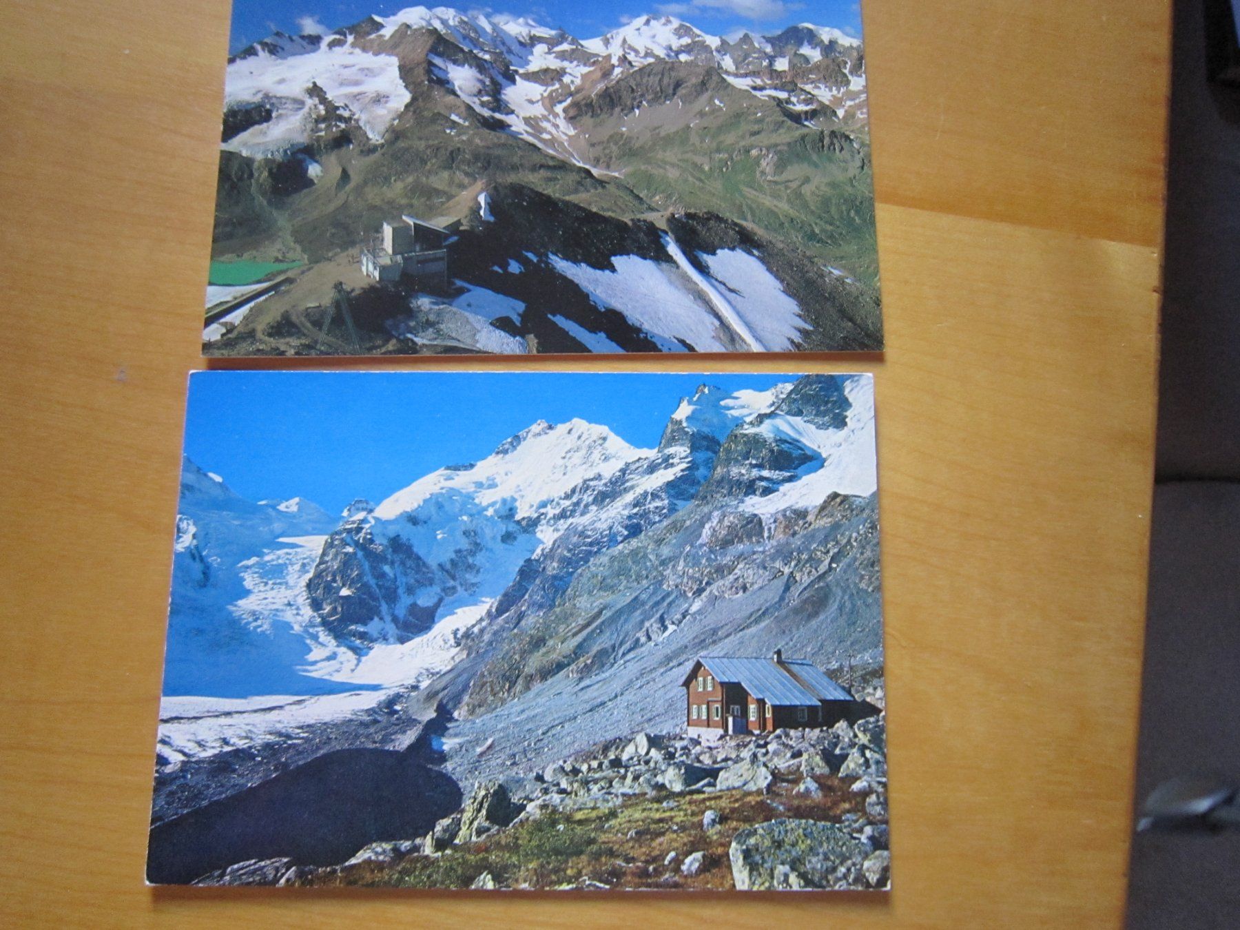 Cartoline postali: Bernina mit Gletsacher und Boval Hütte – Usato da Gordola venduto da Polentaefung 6